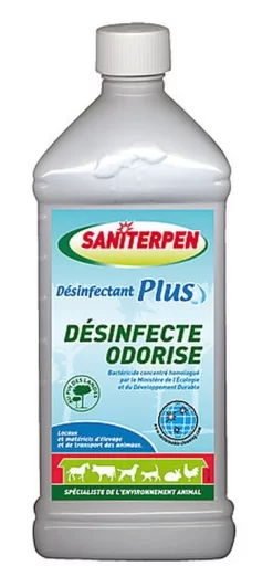 Saniterpen - Désinfectant Plus Pour L'Environnement Animal - 1L