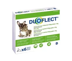 Duoflect - Pipettes Antiparasitaire De 2 à 10Kg Pour Chien Et Chat - X6