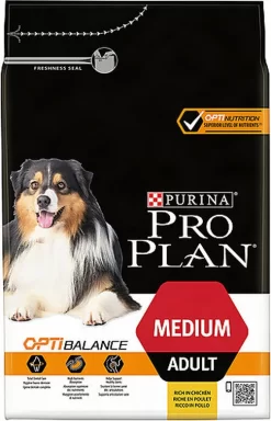 Meilleures ventes 3 Pro Plan - Croquettes OPTIBALANCE Medium Poulet Pour Chien