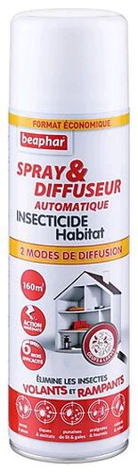 Beaphar - Spray Et Diffuseur Automatique 160m2 Pour Habitat - 500ml