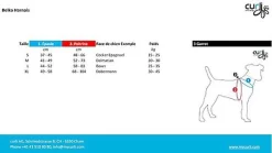 Curli - Harnais Belka Air-Mesh En Noir Pour Chiens - M -Fournitures Pour Chiens 17301