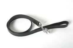 Martin Sellier - Laisse Basic En Cuir Avec Bords Arrondis Pour Chien - 100cm