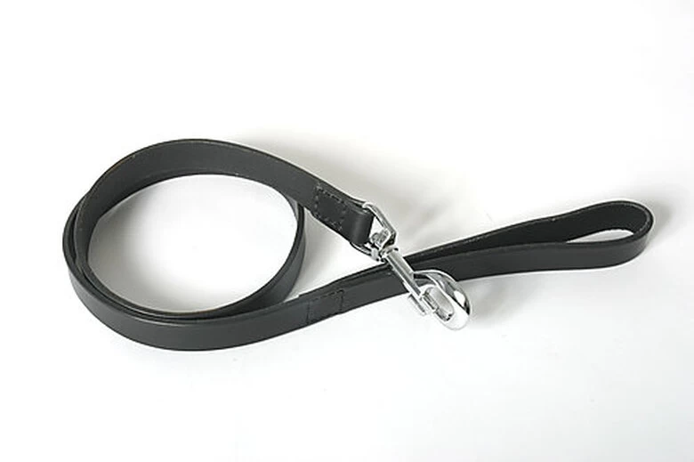 Martin Sellier - Laisse Basic En Cuir Avec Bords Arrondis Pour Chien - 100cm 1 Martin Sellier - Laisse Basic En Cuir Avec Bords Arrondis Pour Chien - 100cm