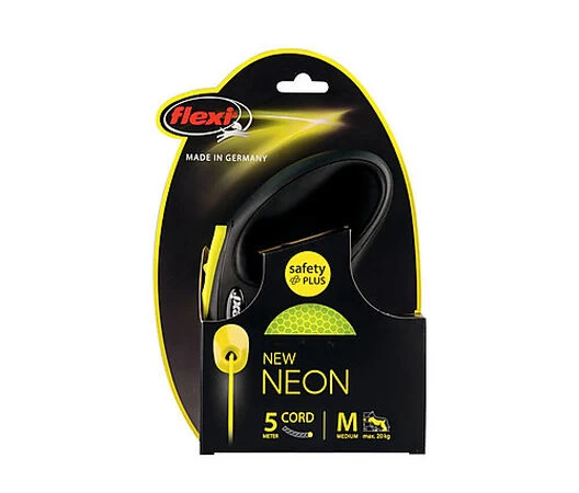 Flexi - Laisse New Neon Avec Cordon De 5m Pour Chien M 2 Flexi - Laisse New Neon Avec Cordon De 5m Pour Chien M – Image 2