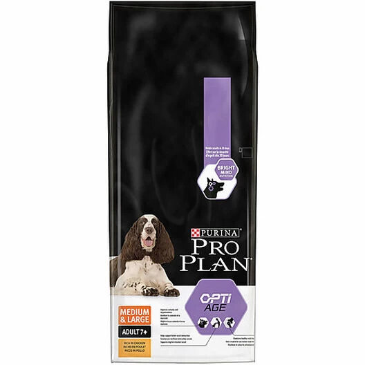 Pro Plan - Croquettes OPTIAGE Medium & Large Adult 7+ Poulet Pour Chien Senior - 14Kg 1 Pro Plan - Croquettes OPTIAGE Medium & Large Adult 7+ Poulet Pour Chien Senior - 14Kg