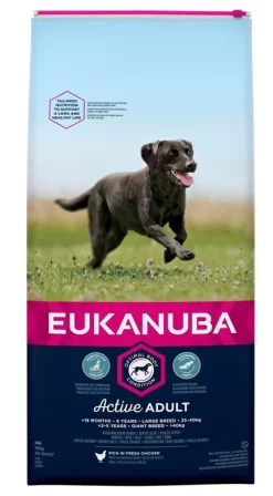 Eukanuba - Croquettes Au Poulet Pour Chien Adulte De Grande Taille - 15Kg