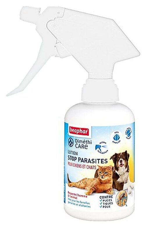 DiméthiCARE - Lotion STOP Parasites Pour Chien Et Chat - 250ml 1 DiméthiCARE - Lotion STOP Parasites Pour Chien Et Chat - 250ml