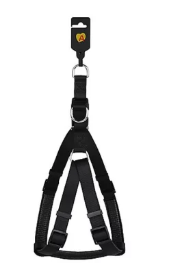 Animalis - Harnais Basic Confort T4 40mm Et 96/120cm Pour Chien - Noir