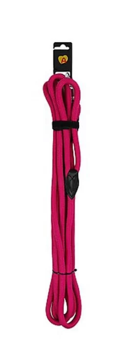Animalis - Longe En Corde Forte De 2m Pour Chien - Fuchsia