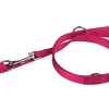 Animalis - Laisse Multifonction Basic 20mm Et 200cm Pour Chien - Fuchsia