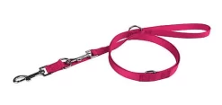 Animalis - Laisse Multifonction Basic 20mm Et 200cm Pour Chien - Fuchsia