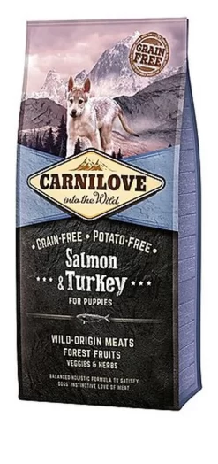 Carnilove - Croquettes Saumon Et Dinde Pour Chiot