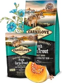 Carnilove - Croquettes Fresh Carpe Et Truite Pour Chien