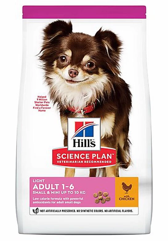Hill's Science Plan Hill's - Canine Adult Light Small & Mini Poulet Pour Chien - 6Kg 1 Hill's Science Plan Hill's - Canine Adult Light Small & Mini Poulet Pour Chien - 6Kg
