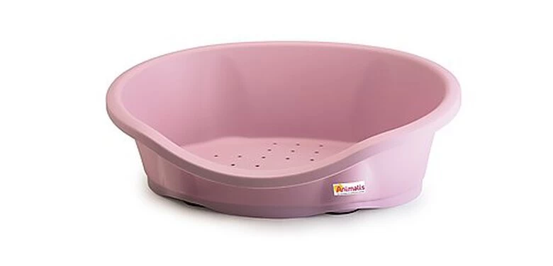 Animalis - Corbeille DIDO Plastique Rose Pour Chien 1 Animalis - Corbeille DIDO Plastique Rose Pour Chien