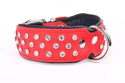 Yogipet - Collier Crystal Déco Pour Chien - Rouge -Fournitures Pour Chiens 41855