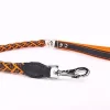 Yogipet - Laisse En Cuir Tressé 120cm Pour Chien - Orange