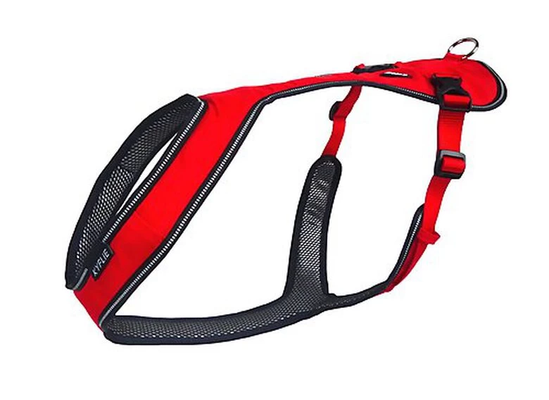 Kyflie - Harnais OTIUM Canicross De Traction Pour Chien T3 - Rouge 1 Kyflie - Harnais OTIUM Canicross De Traction Pour Chien T3 - Rouge
