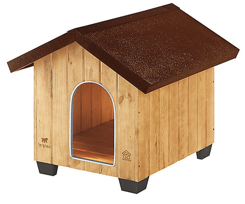 Ferplast - Niche En Bois DOMUS Pour Chien - M 1 Ferplast - Niche En Bois DOMUS Pour Chien - M