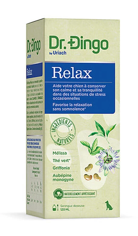 Dr. Dingo - Aliment Complémentaire Relax Pour Chien - 120ml 1 Dr. Dingo - Aliment Complémentaire Relax Pour Chien - 120ml