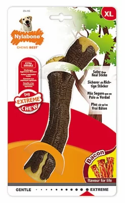 Anka - Jouet Nylabone Wooden Stick Au Bacon - XL