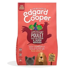 Edgard & Cooper - Croquettes Poulet Et Saumon Pour Chien Senior - 7Kg