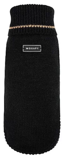 Wouapy - Pull Basic Noir Pour Chien - T40
