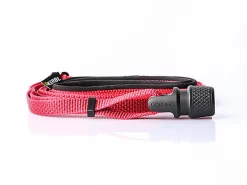 Goleygo - Laisse Plate Réglable Rouge Pour Chien - S