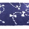 Martin Sellier - Tapis Plat Petbed Pointillé Bleu Et Blanc Pour Chien - 50x75cm