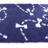 Martin Sellier - Tapis Plat Petbed Pointillé Bleu Et Blanc Pour Chien - 75x100cm