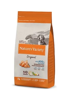 Nature's Variety - Croquettes Original Au Saumon Pour Chiot - 2Kg