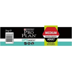 Pro Plan - Croquettes Medium Adult Sensitive Digestion à L'Agneau Pour Chien - 3Kg -Fournitures Pour Chiens 52083