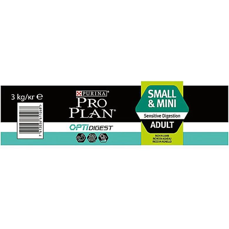 Pro Plan - Croquettes Small Sensitive Digestion à L'Agneau Pour Petit Chien - 3Kg 5 Pro Plan - Croquettes Small Sensitive Digestion à L'Agneau Pour Petit Chien - 3Kg – Image 5