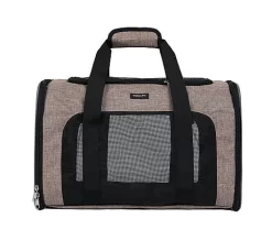 Wouapy - Sac De Transport Détente Beige Pour Chien - 45x25x28cm