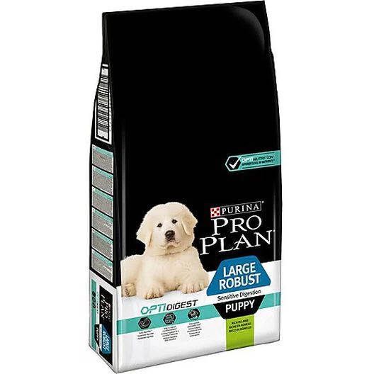 Pro Plan - Croquettes Large Robust Sensitive Digestion à L'Agneau Pour Chiot - 12Kg 1 Pro Plan - Croquettes Large Robust Sensitive Digestion à L'Agneau Pour Chiot - 12Kg