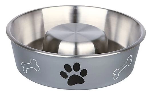 Trixie - Gamelle Anti-Glouton SLOW FEED En Inox Pour Chien - 1L 3 Trixie - Gamelle Anti-Glouton SLOW FEED En Inox Pour Chien - 1L – Image 3