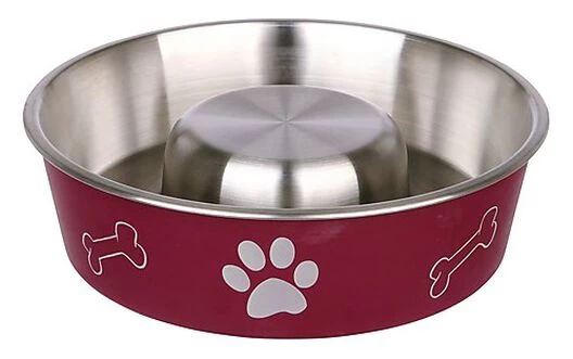 Trixie - Gamelle Anti-Glouton SLOW FEED En Inox Pour Chien - 1L 1 Trixie - Gamelle Anti-Glouton SLOW FEED En Inox Pour Chien - 1L