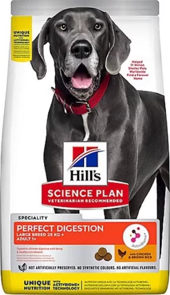 Hill's Science Plan - Croquettes Adulte Large Breed Perfect Digestion Au Poulet Pour Chien - 12Kg