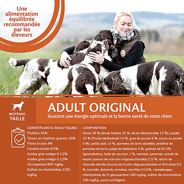 Wellness CORE - Croquettes Original Dinde Et Poulet Pour Chien - 10Kg 3 Wellness CORE - Croquettes Original Dinde Et Poulet Pour Chien - 10Kg – Image 3