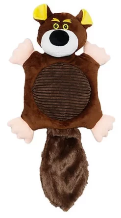 Animalis - Jouet Peluche Frisbee Ours Pour Chien - 43cm