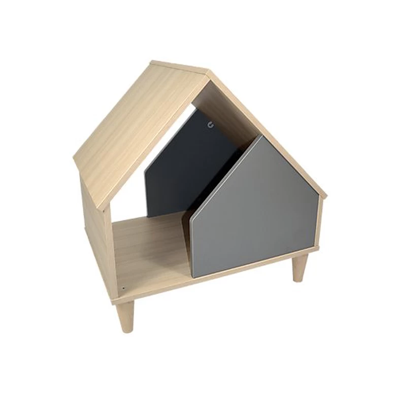 Comme Un Roi - Maisonnette Niche D'intérieur Pour Chien Et Chat - 68cm 2 Comme Un Roi - Maisonnette Niche D'intérieur Pour Chien Et Chat - 68cm – Image 2