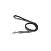 Comme Un Roi - Laisse Cuir So Nature Gris / Noir Pour Chien Et Chat - 120cm