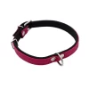 Comme Un Roi - Collier Cuir So Chic Rose / Noir Pour Chien - S