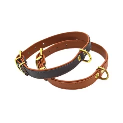 Comme Un Roi - Collier Cuir So Chic Caramel Pour Chien - XL