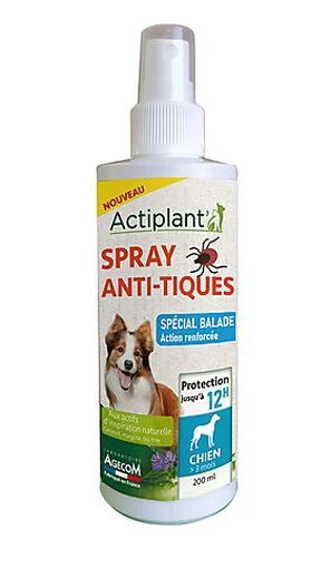 ActiPlant' - Spray Anti-tiques Spécial Balade Pour Chien - 200ml 1 ActiPlant' - Spray Anti-tiques Spécial Balade Pour Chien - 200ml
