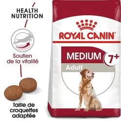 Royal Canin - Croquettes Medium Adulte 7+ Pour Chien -Fournitures Pour Chiens 66798