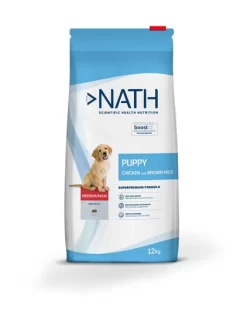Meilleures ventes 9 Nath - Croquettes Medium/Maxi Puppy Au Poulet Pour Chiot - 12Kg