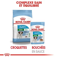 Royal Canin - Sachets Mini Puppy En Sauce Pour Chiot - 12X85g 12 Royal Canin - Sachets Mini Puppy En Sauce Pour Chiot - 12X85g -Fournitures Pour Chiens 68371