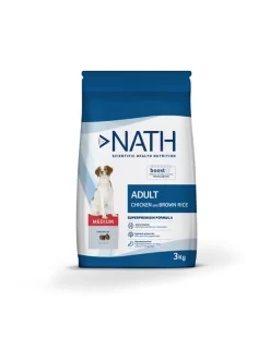 Nath - Croquettes Medium Adult Au Poulet Pour Chien - 3Kg