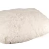 Dog's Fashion - Matelas Denly Déhoussable Blanc Pour Chien - 56x40x13cm